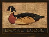 Warren Kimble Drake Lodge painting